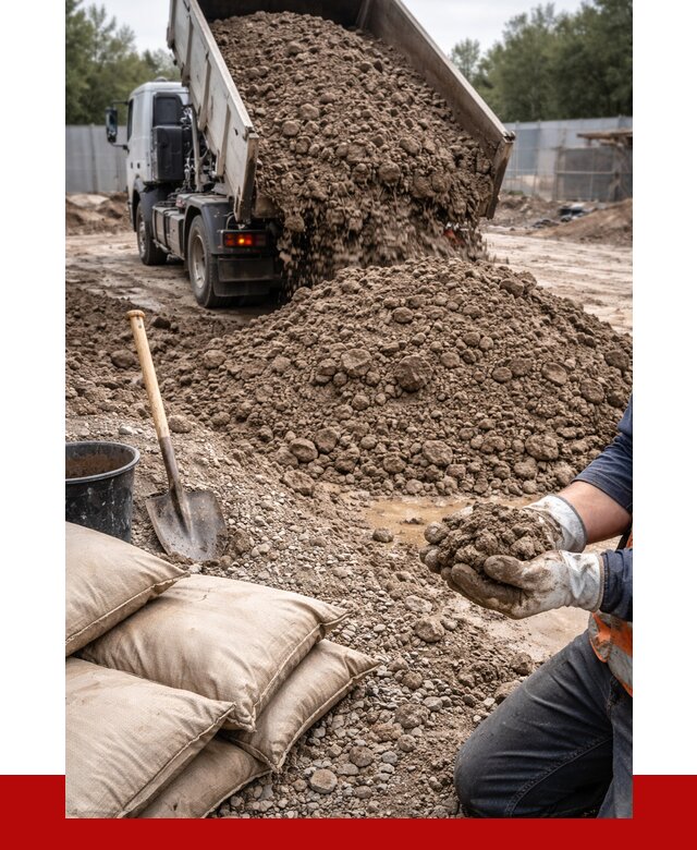 Купить глина для засыпки в Александрове от 1285 р. за куб | ПРОНЕРУДЛкн