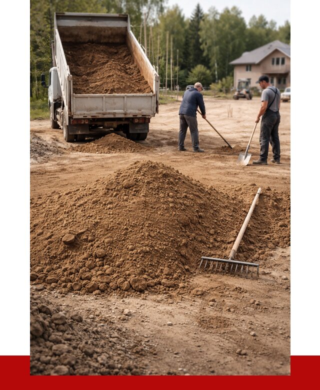 Суглинок для планировки в Александрове с доставкой от 4499 р. | ПРОНЕРУДЛкн