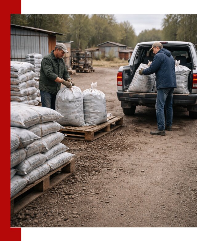 Купить конский навоз в мешках с доставкой в Александрове