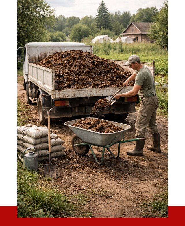Купить коровий навоз с доставкой в Александрове от 1928 р. | ПРОНЕРУДЛкн