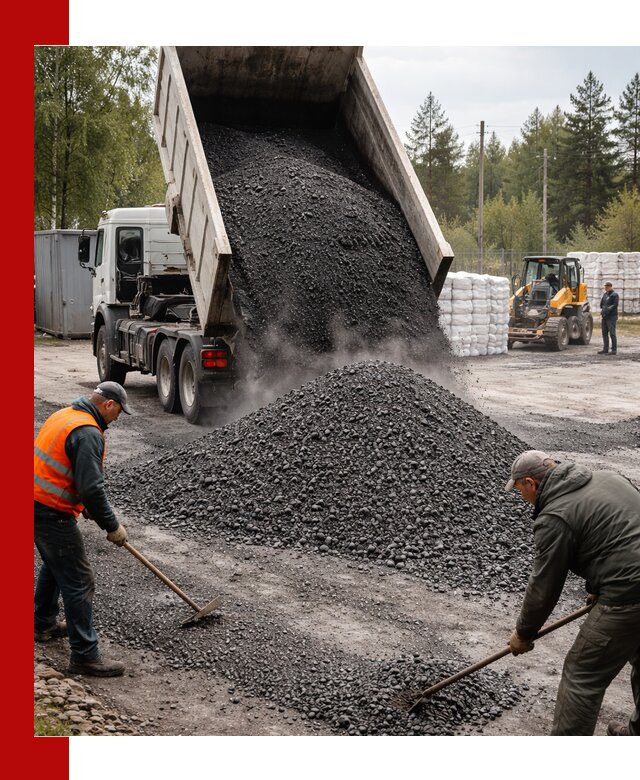 Доставка и продажа асфальтного гранулята в Александрове
