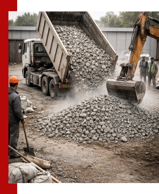 Доставка дробленого бетона в Александрове оптом и в розницу