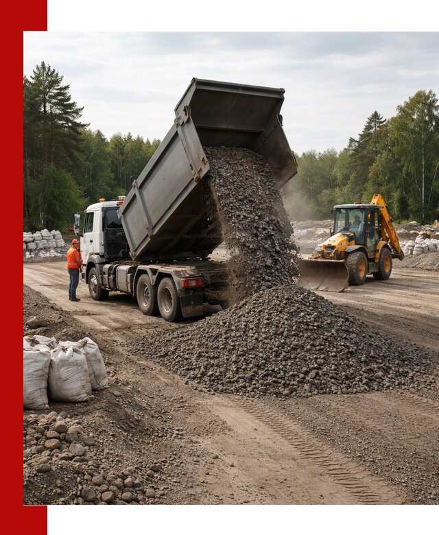 Доставка дробленого асфальта в Александрове для дорожных работ
