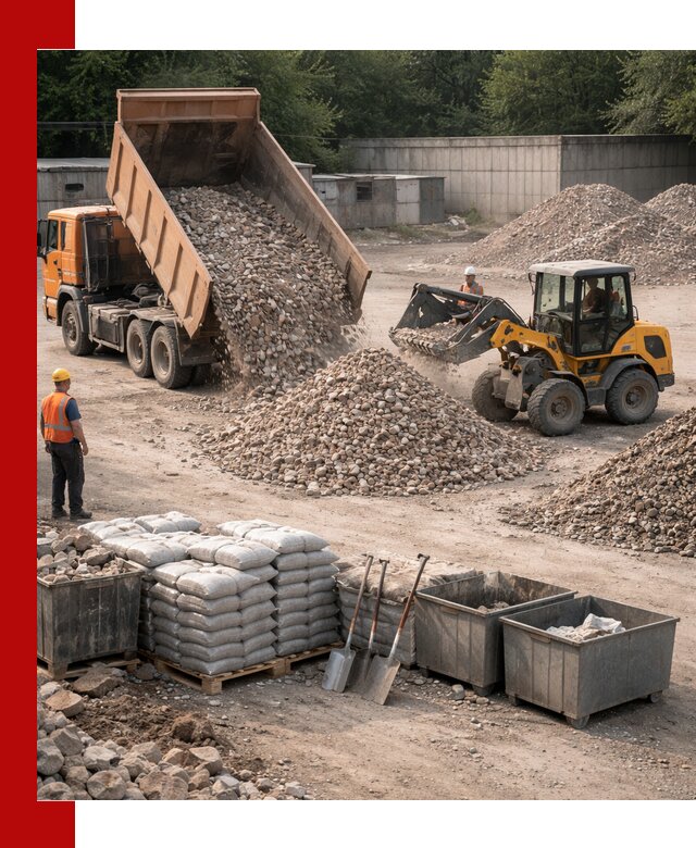 Вторичные материалы для отсыпки в Александрове — поставка и доставка