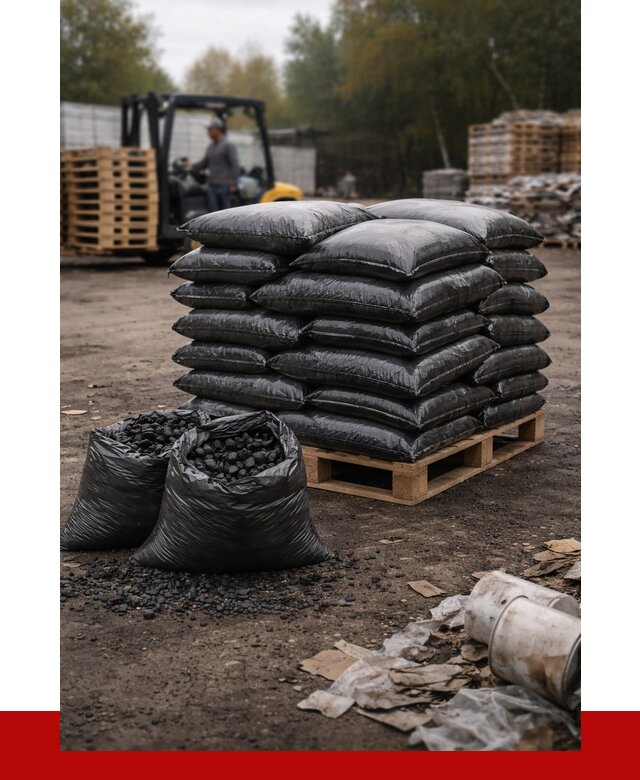 Купить уголь в мешках с доставкой в Александрове от 8033 р. | ПРОНЕРУДЛкн