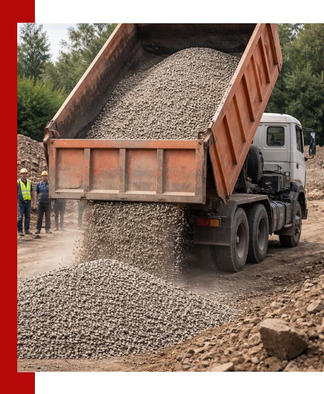 Доставка сыпучих материалов самосвалом в Александрове быстро и надежно