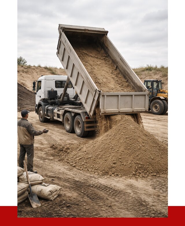 Доставка самосвалом 20 кубов в Александрове от 8033 р. | ПРОНЕРУДЛкн