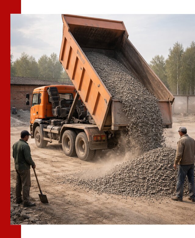 Доставка самосвалом 20 м3 в Александрове быстро и надежно