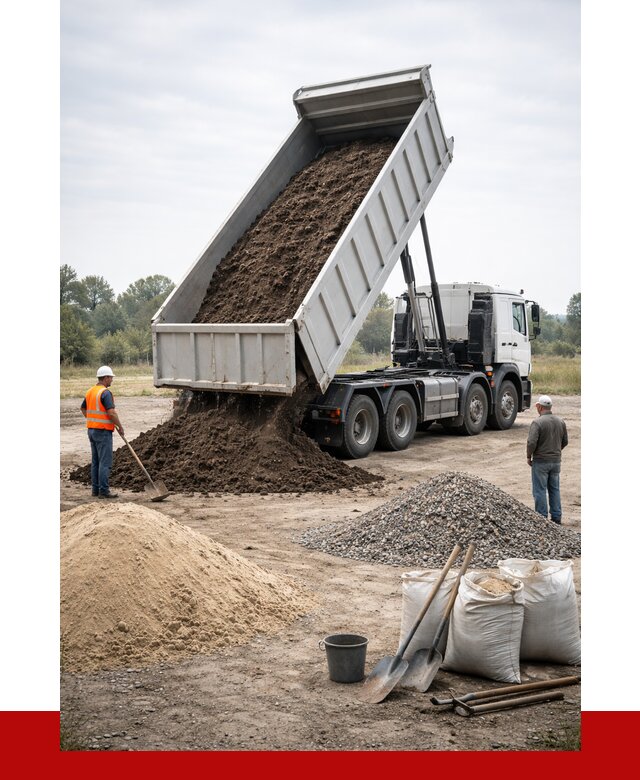 Доставка самосвалом 30 кубов в Александрове от 9104 р. | ПРОНЕРУДЛкн