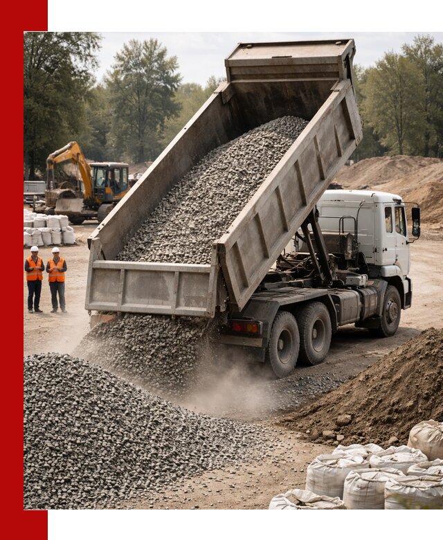 Аренда самосвала в Александрове для доставки сыпучих и нерудных материалов