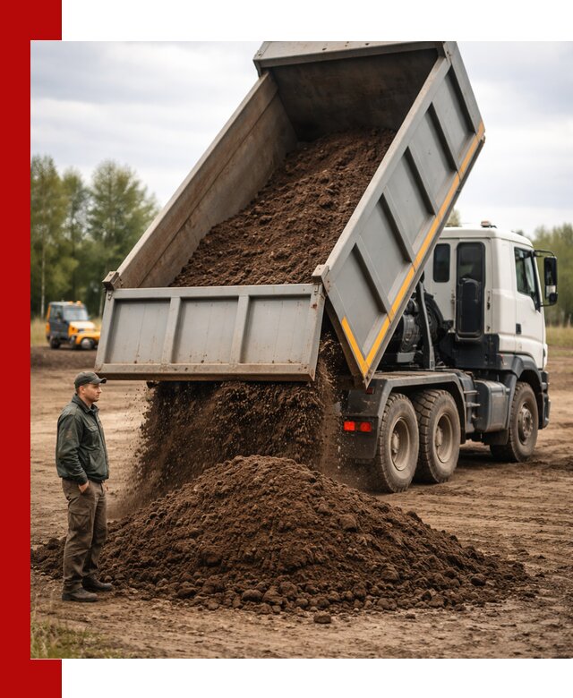 Аренда самосвала с водителем в Александрове для сыпучих грузов и навоза