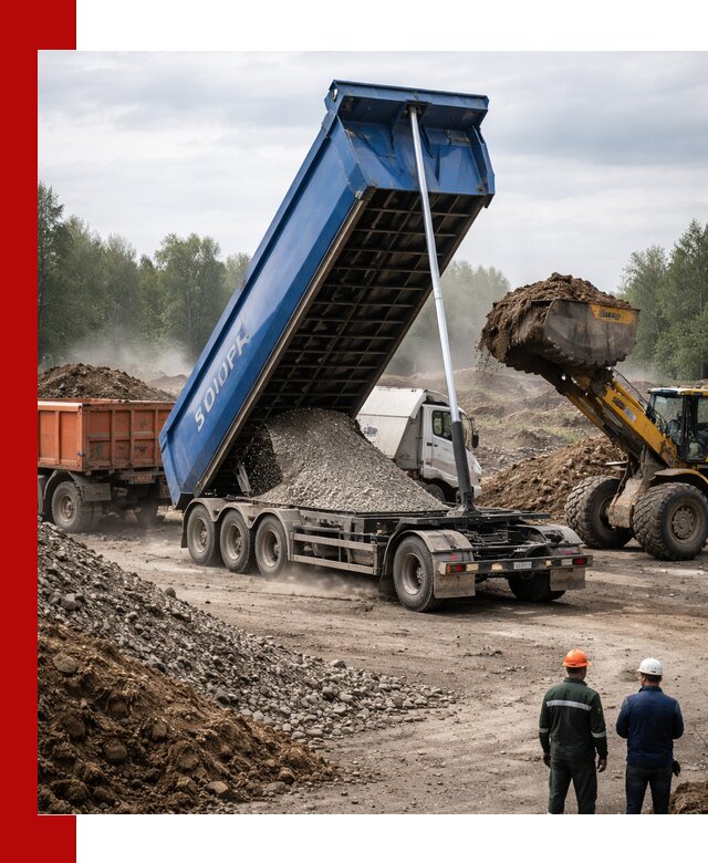Аренда тонар 40 тонн в Александрове с доставкой материалов