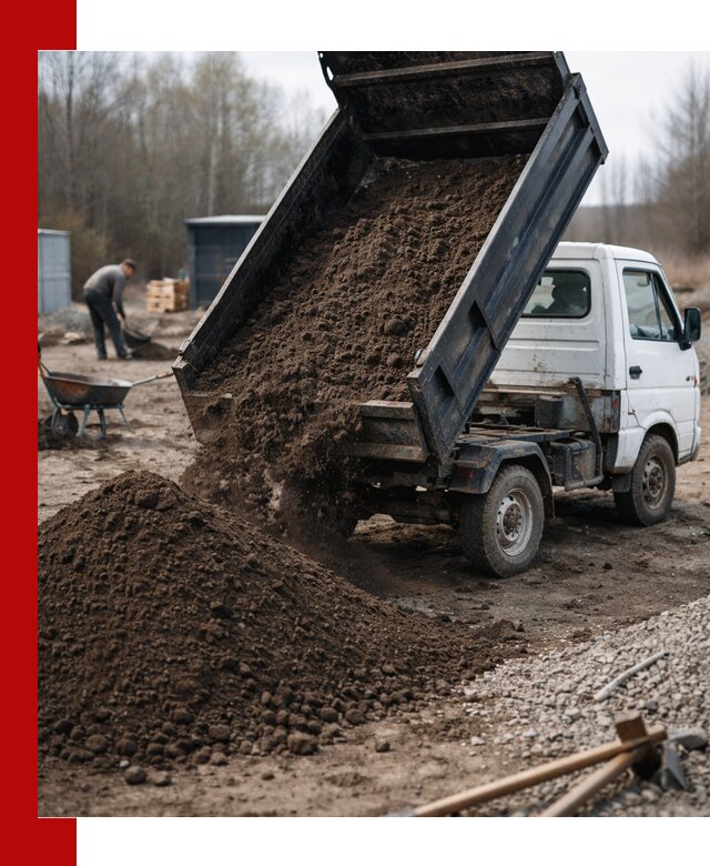 Аренда минисамосвала в Александрове для доставки сыпучих материалов