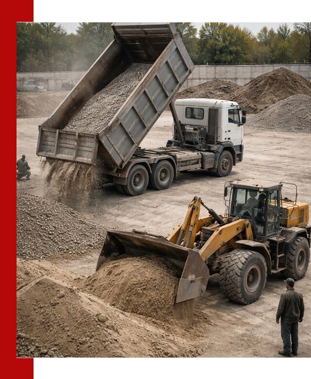 Перевозка сыпучих грузов самосвалами и бортовыми в Александрове