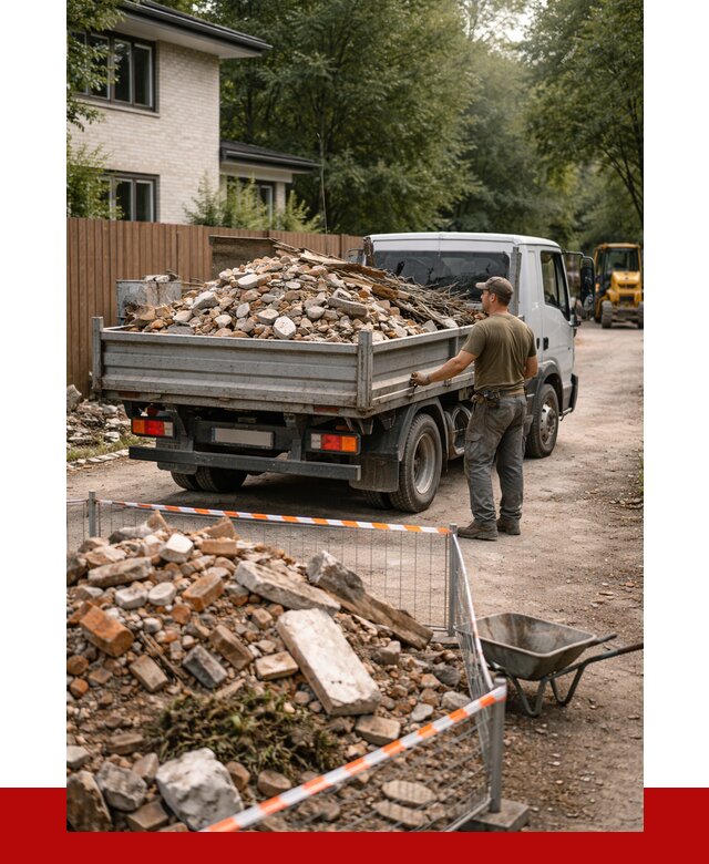 Вывоз строительного мусора с погрузкой в Александрове от 8033 р | ПРОНЕРУДЛкн