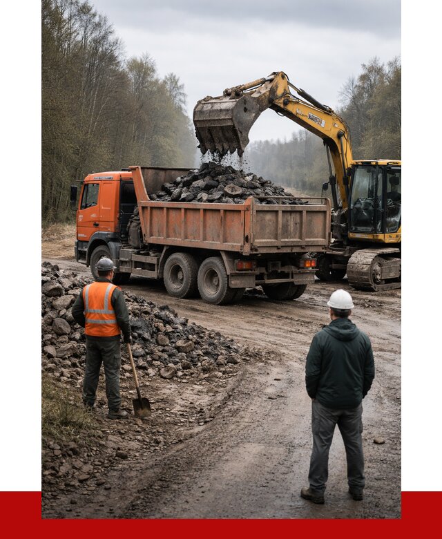 Вывоз асфальта в Александрове от 4820 р. самосвалом ПРОНЕРУДЛкн