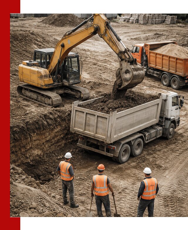 Разработка грунта для строительства и благоустройства в Александрове