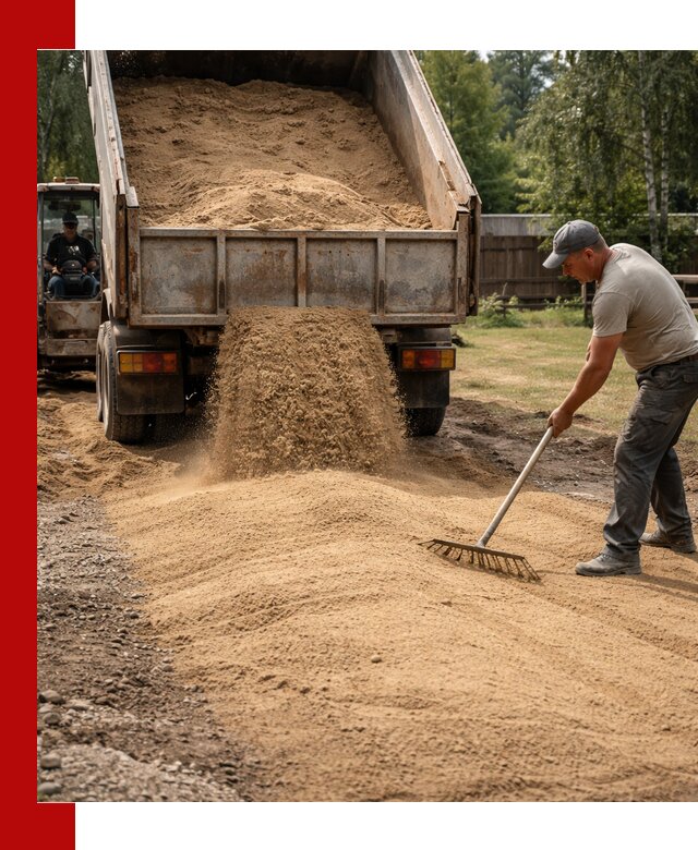 Отсыпка участка песком в Александрове быстро и качественно