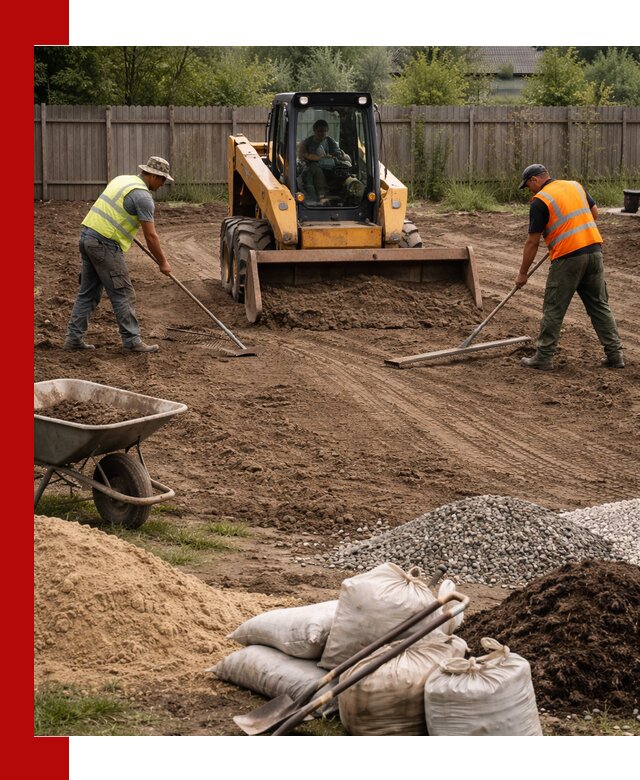 Выравнивание участка под строительство и благоустройство в Александрове