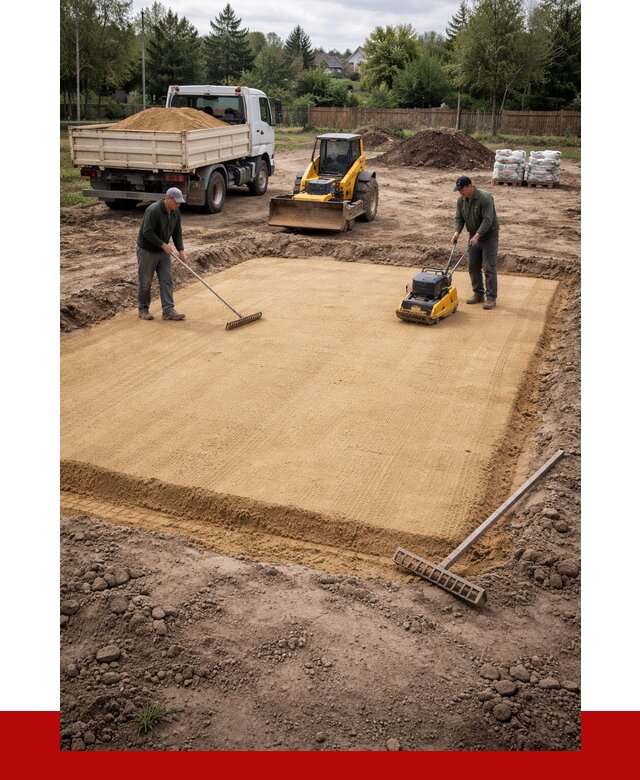 Устройство песчаной подушки в Александрове от 4820 р. ПРОНЕРУДЛкн