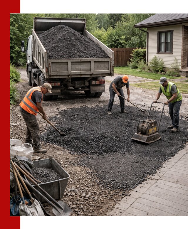 Асфальтовая крошка для двора с доставкой в Александрове